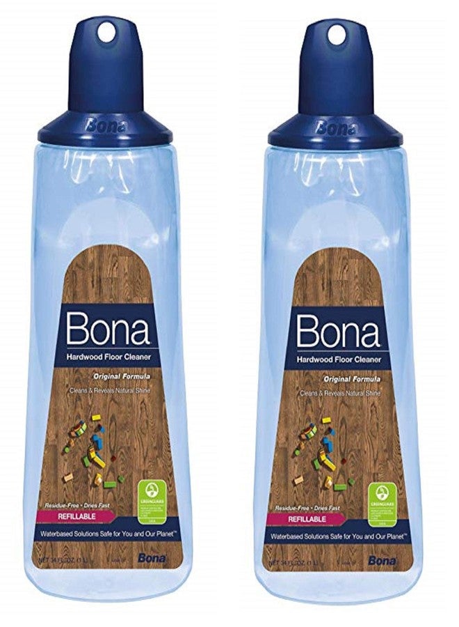 Bona Hardwood Floor Cleaner Refillable Cartridge, 34 oz (2 Pack) - Image 1